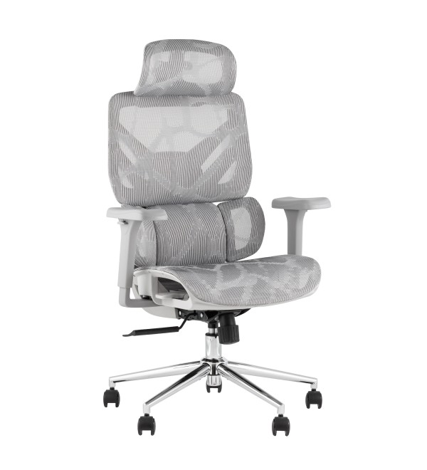 Кресло офисное TopChairs Structo серая сетка