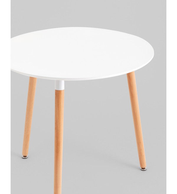 Стол круглый EAMES DST NEW D80 белый