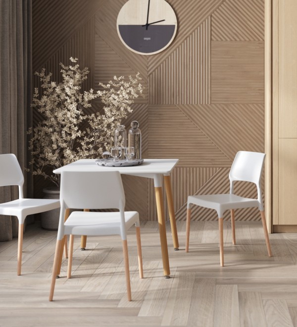 Стол Oslo Square  80х80 см белый
