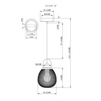 Светильник подвесной Moderli V11347-1P Campo