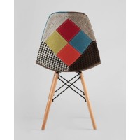 Стул Eames DSW пэчворк