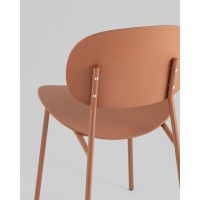 Стул Edie пластик коричневый NP