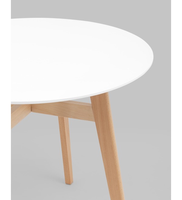 Стол обеденный Target Circle 90*90 белый