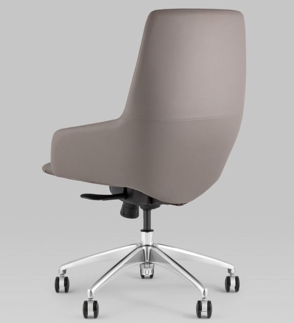 Кресло офисное TopChairs Bow серый