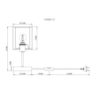Лампа настольная Moderli V10626-1T Room