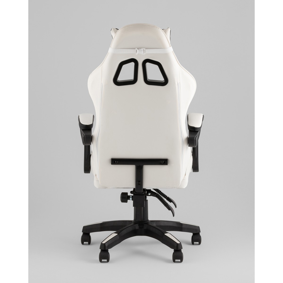 Кресло спортивное TopChairs Phantom бело-черный
