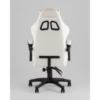 Кресло спортивное TopChairs Phantom бело-черный