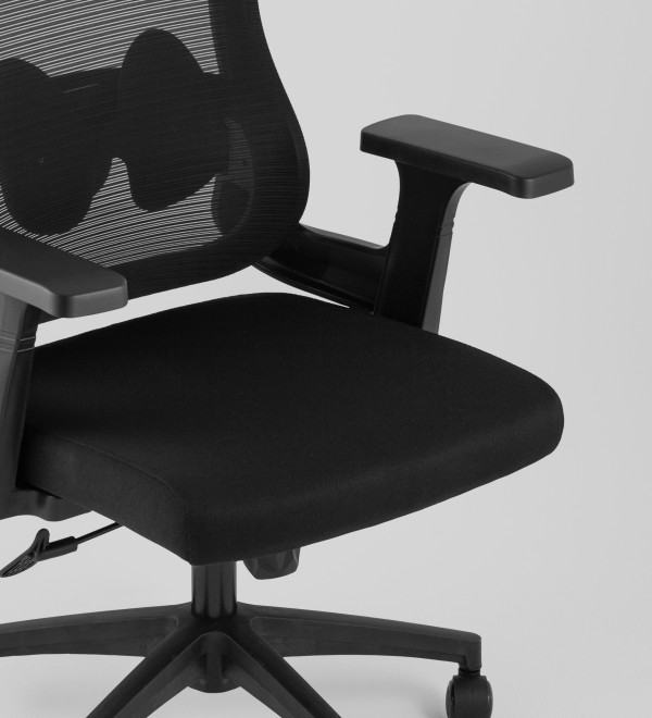 Кресло офисное TopChairs Petal черный