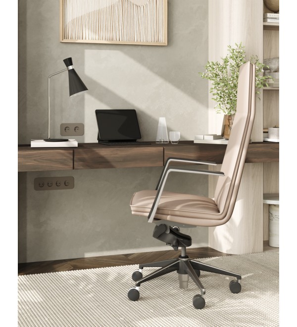 Кресло руководителя TopChairs Arrow светло-серый