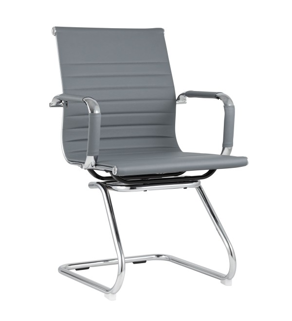 Кресло для посетителей TopChairs Visit серое