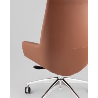 Кресло руководителя TopChairs Bow шоколадный