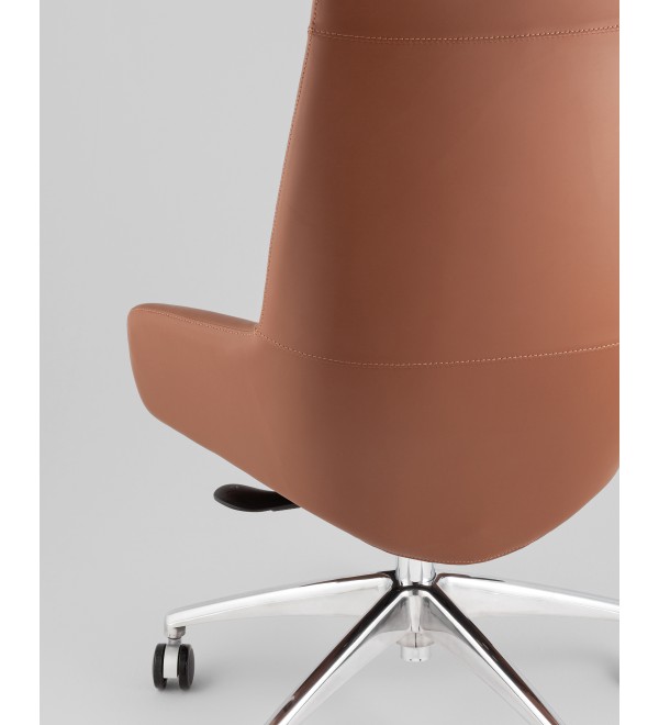 Кресло руководителя TopChairs Bow шоколадный