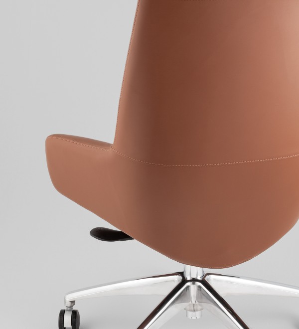 Кресло руководителя TopChairs Bow шоколадный