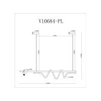 Светильник подвесной светодиодный Moderli V10684-PL True
