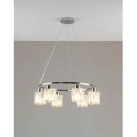 Люстра подвесная Moderli V11707-6P Prismique