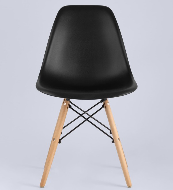 Стул Eames Style DSW черный (разборный каркас)