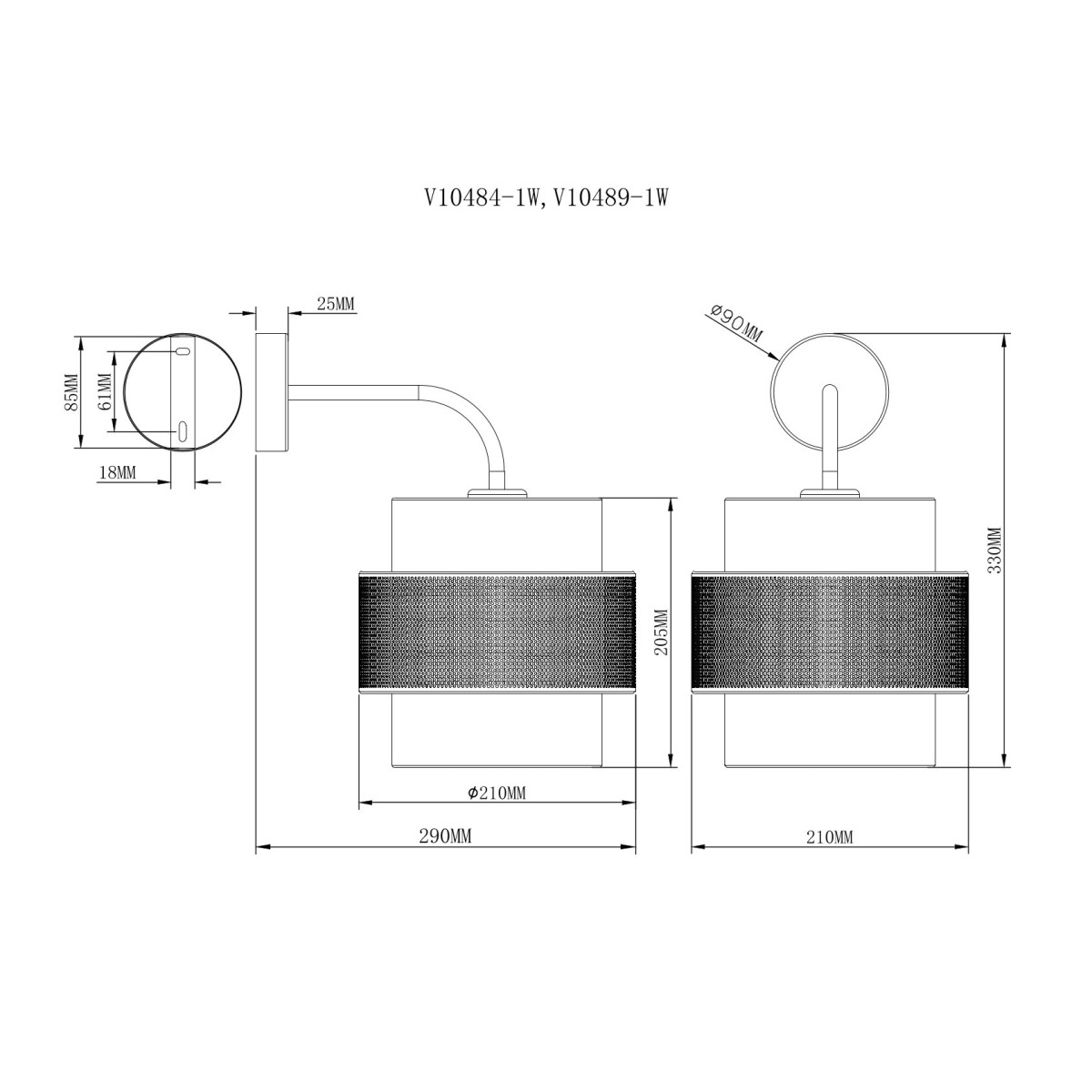 Бра Moderli V10484-1W Gela