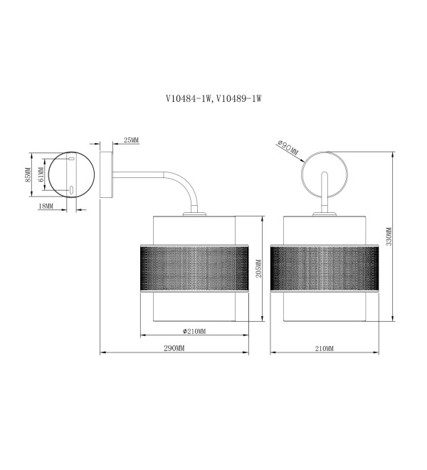 Бра Moderli V10484-1W Gela