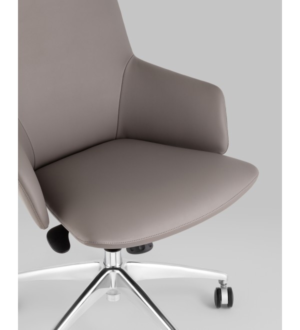 Кресло руководителя TopChairs Bow серый