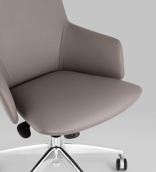 Кресло руководителя TopChairs Bow серый