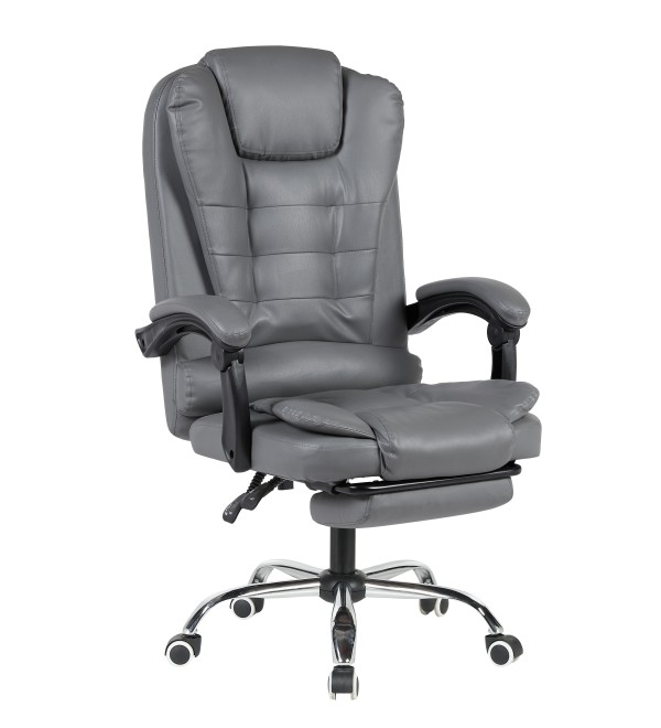 Кресло руководителя TopChairs President NEW серое