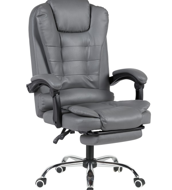 Кресло руководителя TopChairs President NEW серое