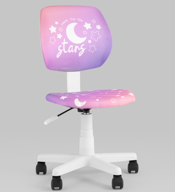 Кресло компьютерное детское ЛОЛО Starry Night пластик белый
