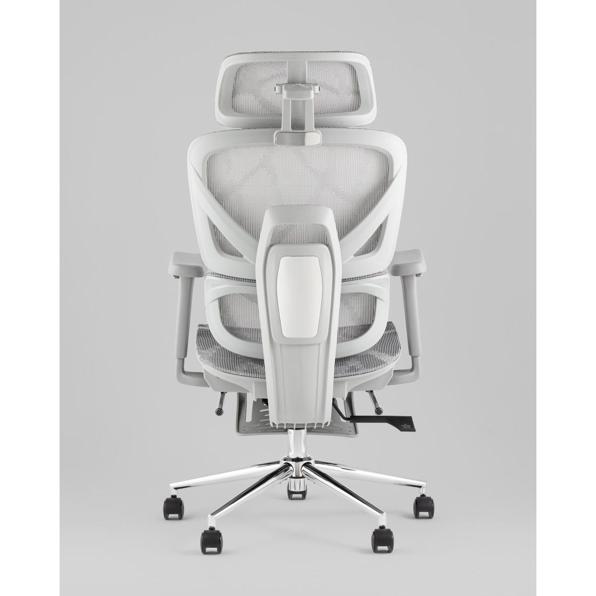 Кресло офисное TopChairs Vertus серая сетка