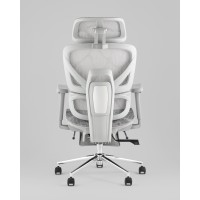 Кресло офисное TopChairs Vertus серая сетка