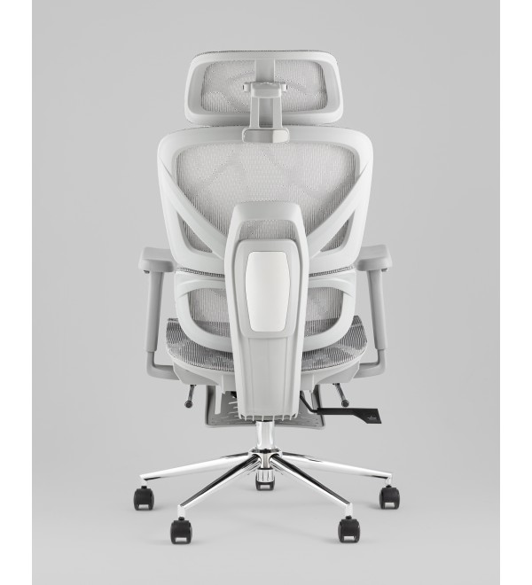Кресло офисное TopChairs Vertus серая сетка