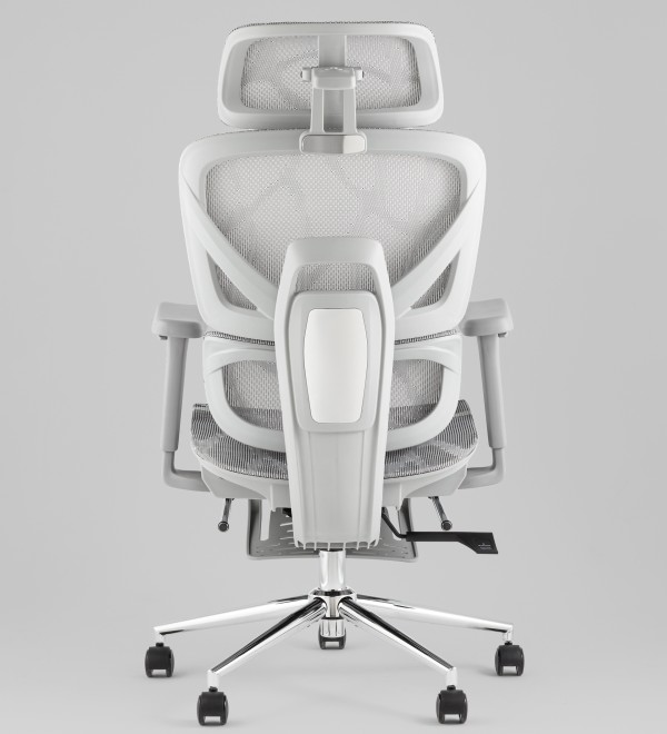Кресло офисное TopChairs Vertus серая сетка