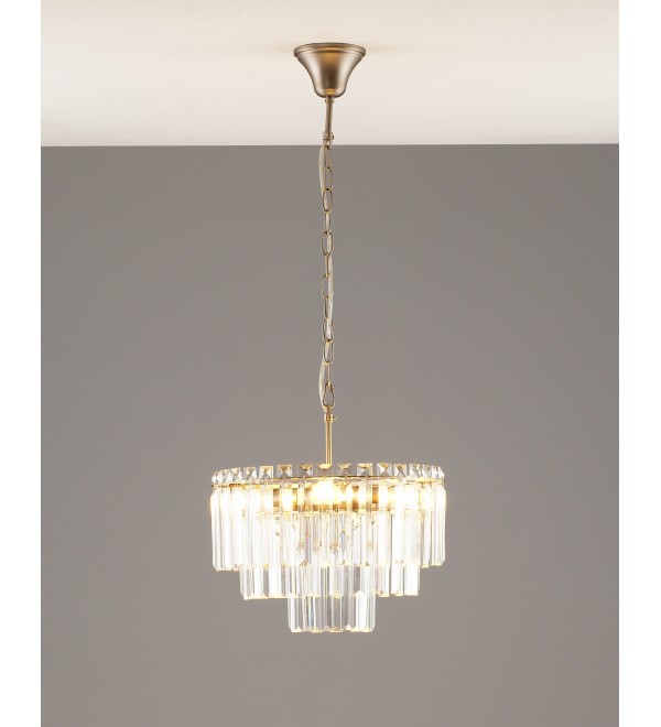 Люстра подвесная Moderli V10736-4P Crystal