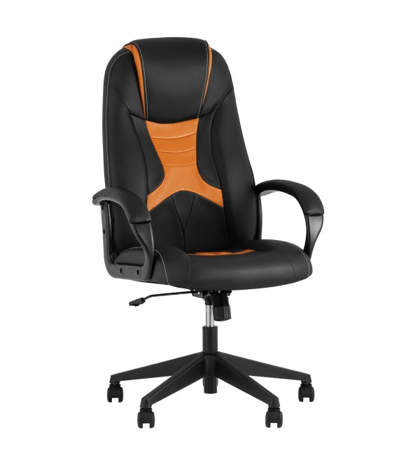 Кресло игровое TopChairs ST-CYBER 8 черный/оранжевый