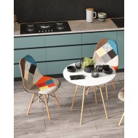Стул Eames DSW пэчворк