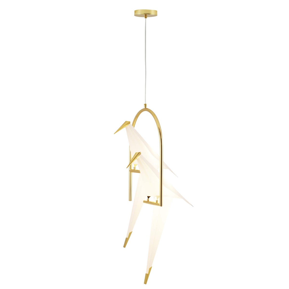 Подвесной светодиодный светильник Moderli V3071-2PL origami Birds 2*LED*6W