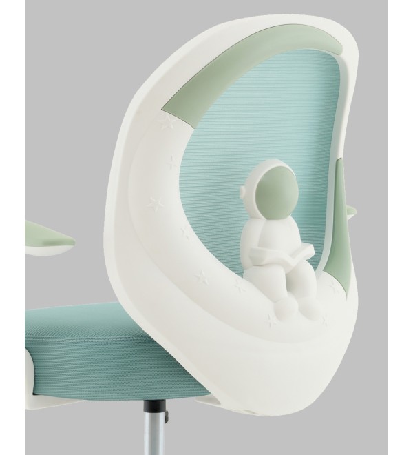 Кресло компьютерное детское TopChairs Spaceman мятный