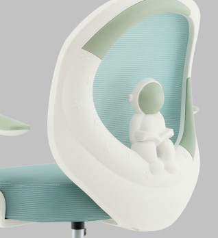 Кресло компьютерное детское TopChairs Spaceman мятный