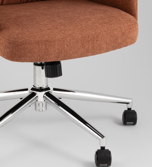 Кресло офисное TopChairs Neoma терракотовый ткань