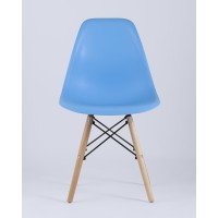 Стул Eames Style DSW голубой x4 (разборный каркас)
