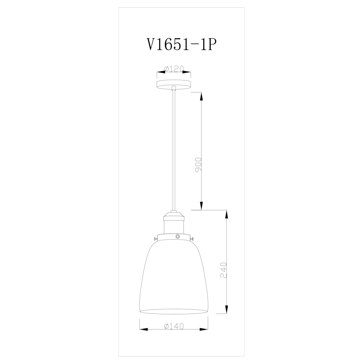 Светильник подвесной Moderli V11517-1P Single