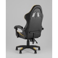 Кресло спортивное TopChairs MG-7043 черно-жёлтый
