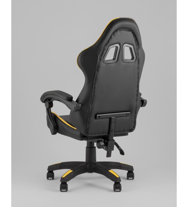 Кресло спортивное TopChairs MG-7043 черно-жёлтый