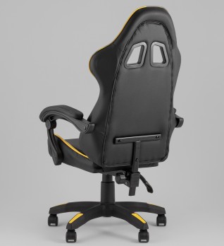 Кресло спортивное TopChairs MG-7043 черно-жёлтый