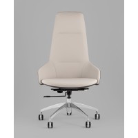 Кресло руководителя TopChairs Soulo светло-серый, серый