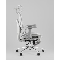 Кресло офисное TopChairs Vertus серая сетка