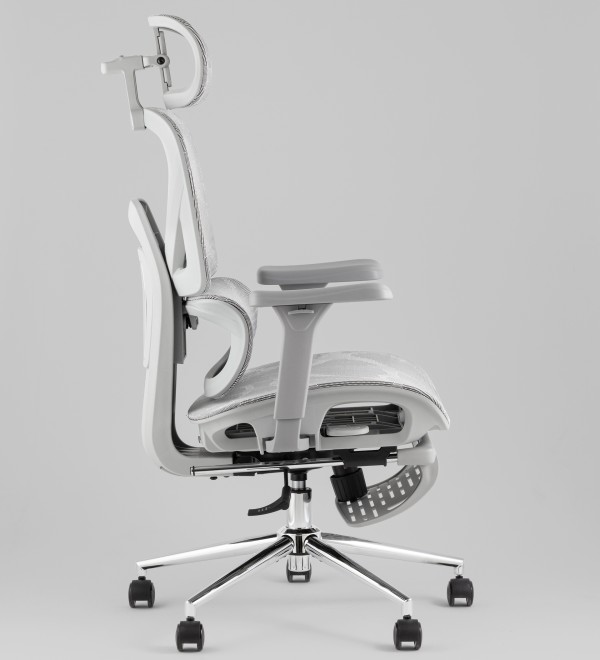 Кресло офисное TopChairs Vertus серая сетка