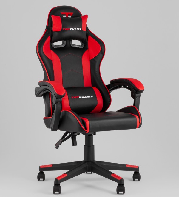 Кресло спортивное TopChairs Shadow черно-красный