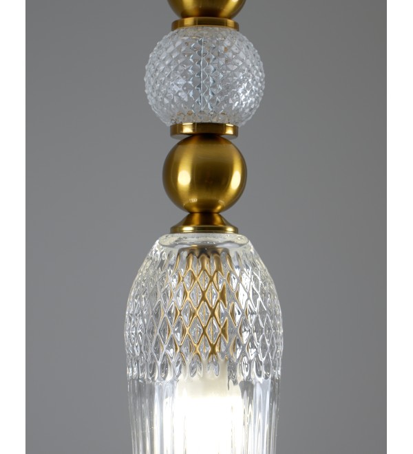 Светильник подвесной Moderli V10908-P Glassy