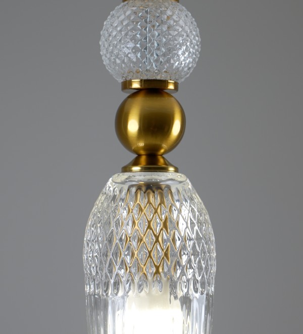 Светильник подвесной Moderli V10908-P Glassy