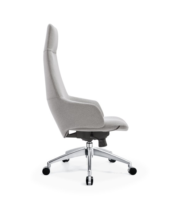 Кресло руководителя TopChairs Bow в ткани серый